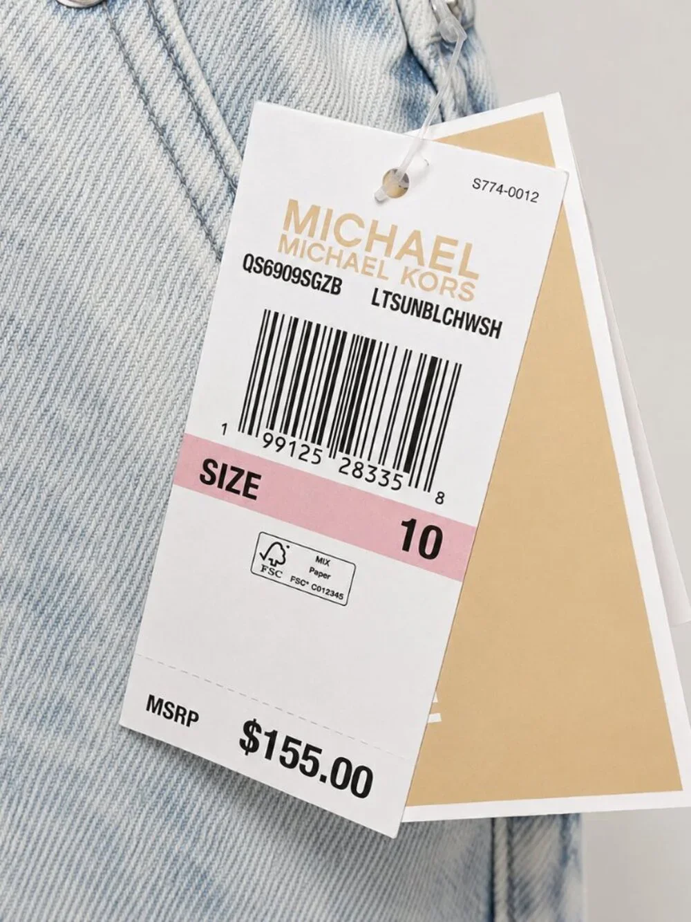 Michael Kors Carmen Wide Leg Jeans Size 10 NWT
